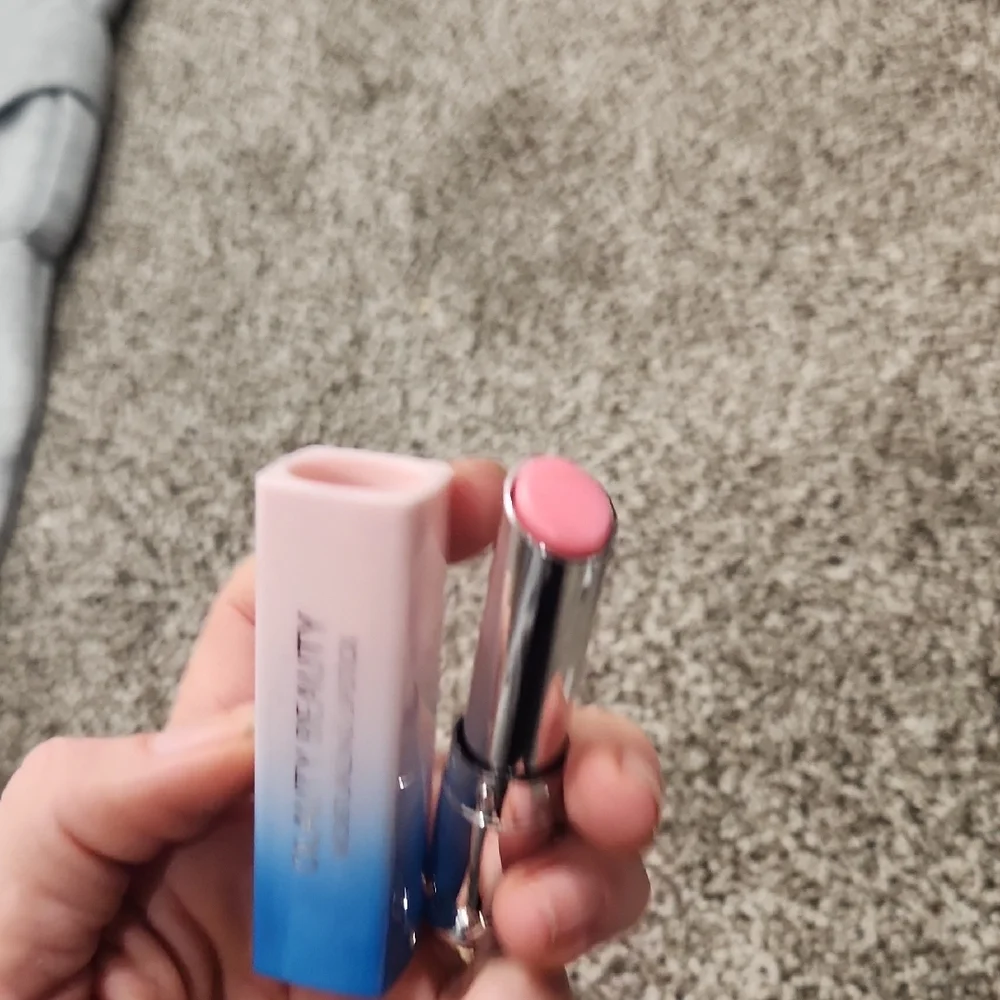 Gradient Blue and Pink Lip Balm by